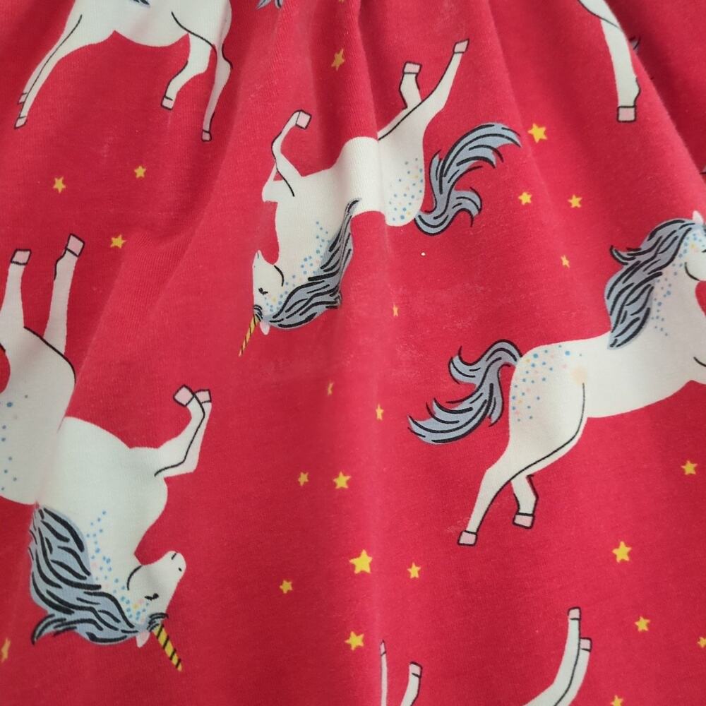 Hannah Andersson Magical Festival Unicorn Cotton Skater Dress size 6/7 GUC - Picture 6 of 12
